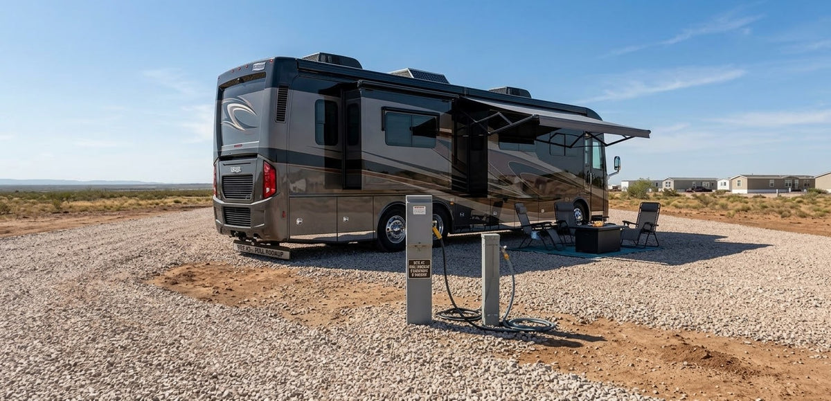 RV Site #2 – Full Hookup (30/50 AMP & Water).